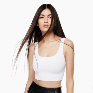 Aritzia Babaton Sculpt Knit Cropped Tank 2XS